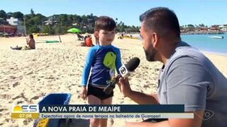 Obra de engordamento da Praia de Meaípe: uma nova praia para turistas e moradores